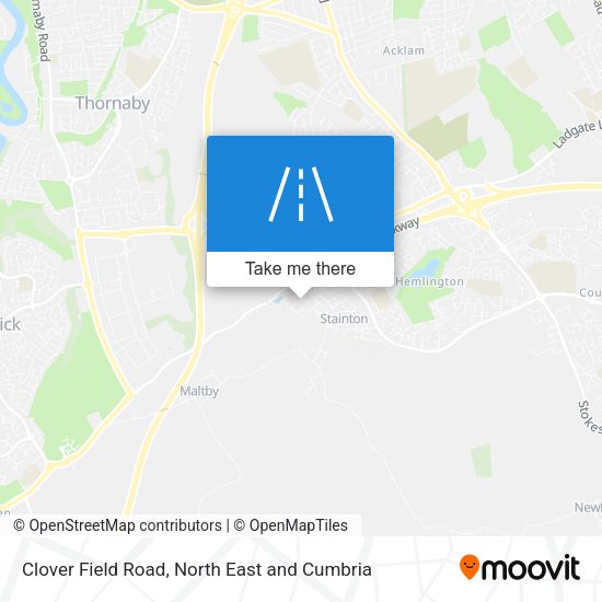 Clover Field Road map