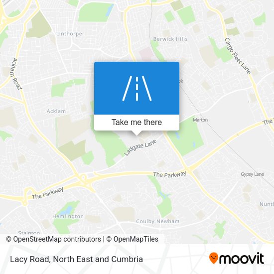 Lacy Road map