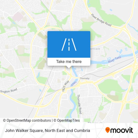 John Walker Square map