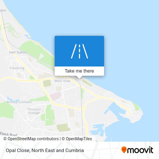 Opal Close map