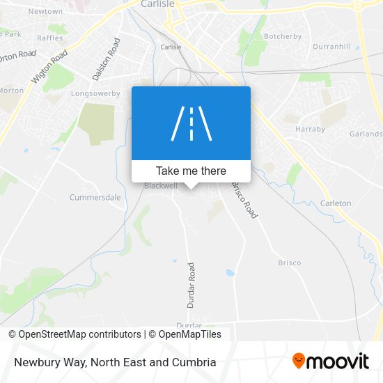 Newbury Way map