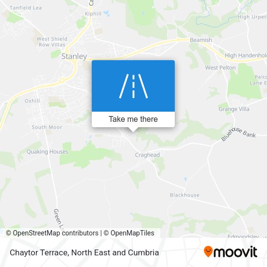 Chaytor Terrace map