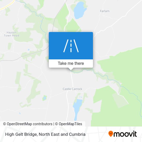 High Gelt Bridge map