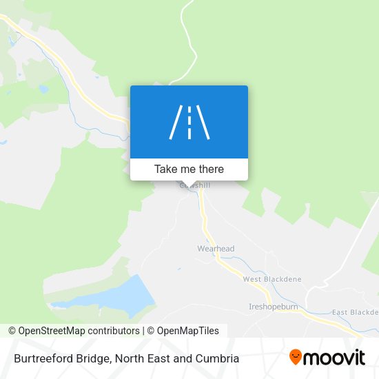 Burtreeford Bridge map