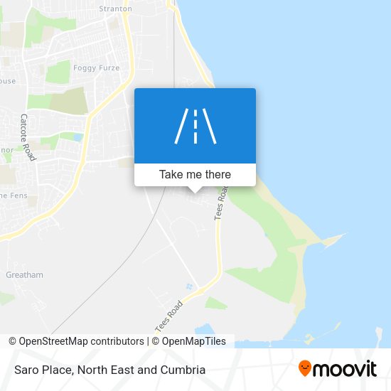 Saro Place map