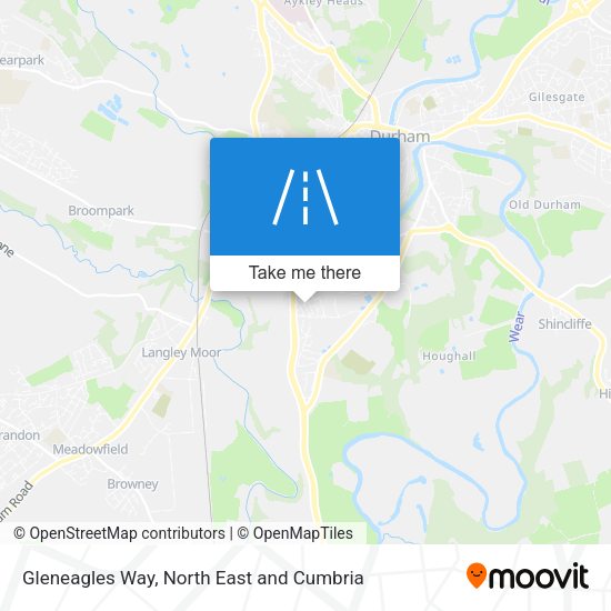 Gleneagles Way map