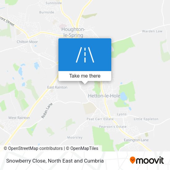 Snowberry Close map
