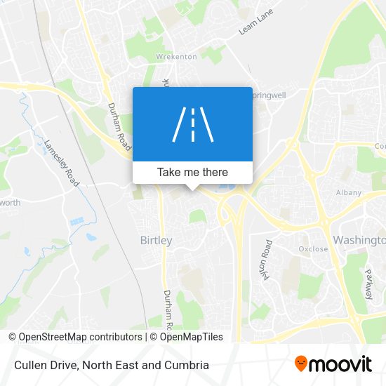 Cullen Drive map
