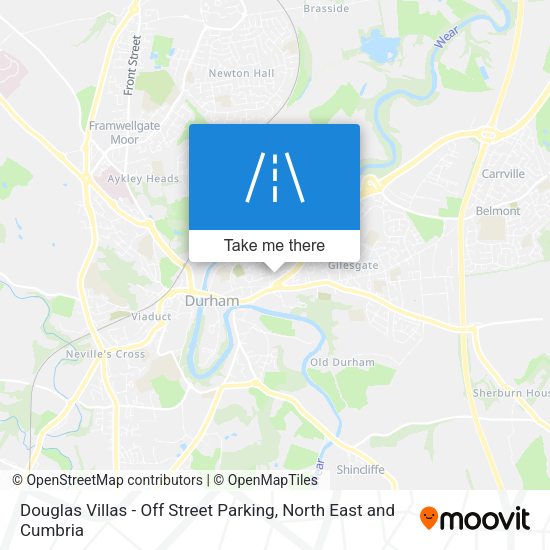 Douglas Villas - Off Street Parking map