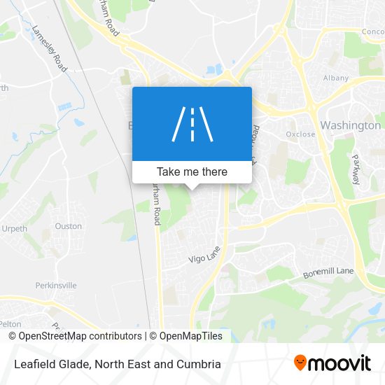 Leafield Glade map