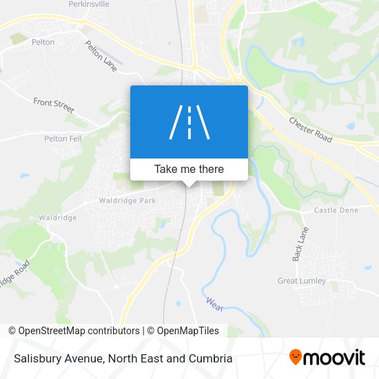 Salisbury Avenue map