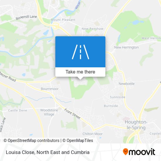 Louisa Close map