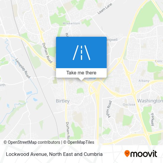 Lockwood Avenue map