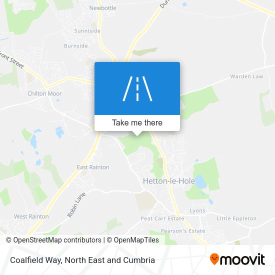 Coalfield Way map