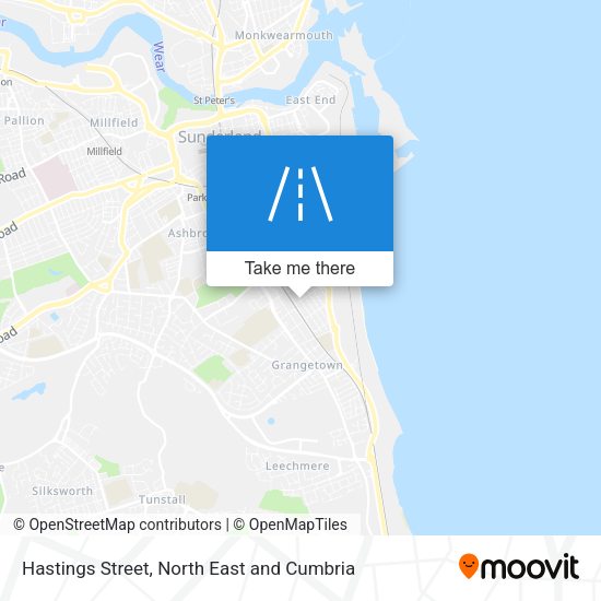 Hastings Street map