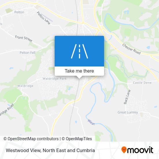 Westwood View map