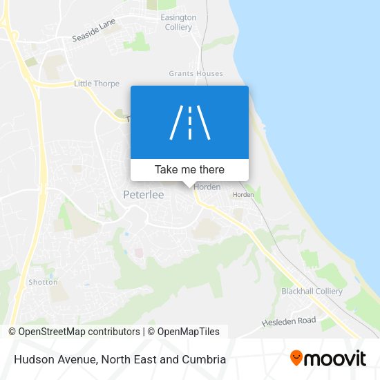 Hudson Avenue map