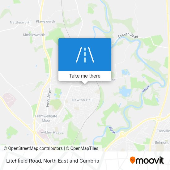 Litchfield Road map