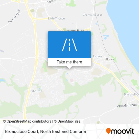 Broadclose Court map