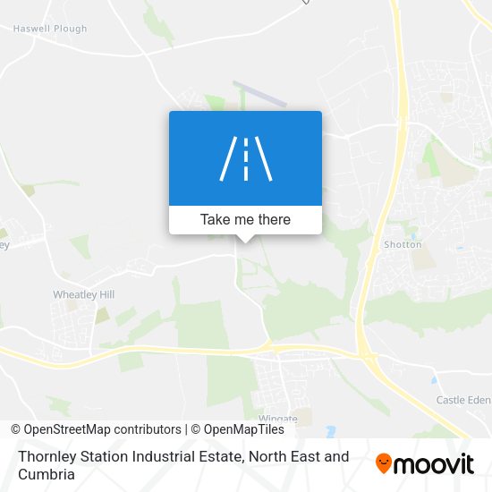 Thornley Station Industrial Estate map