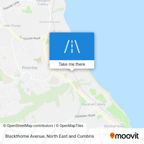 Blackthorne Avenue map