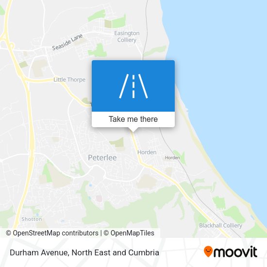 Durham Avenue map