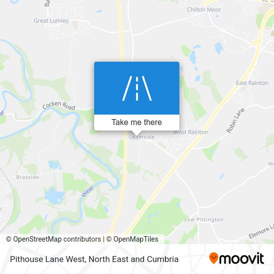 Pithouse Lane West map