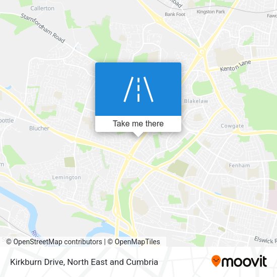 Kirkburn Drive map
