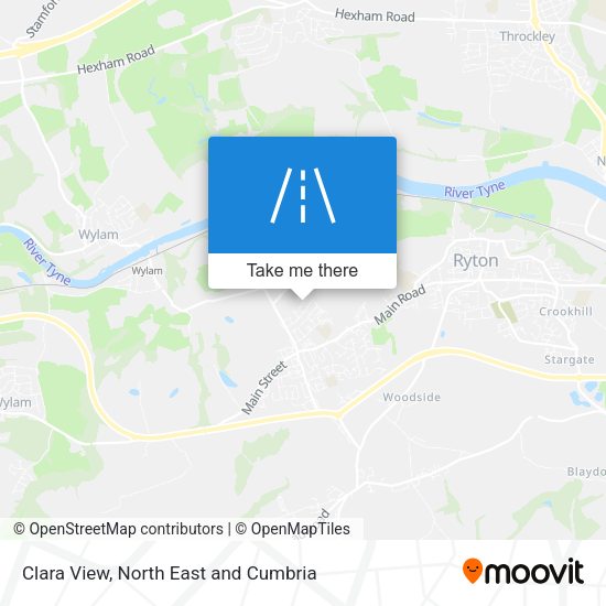 Clara View map