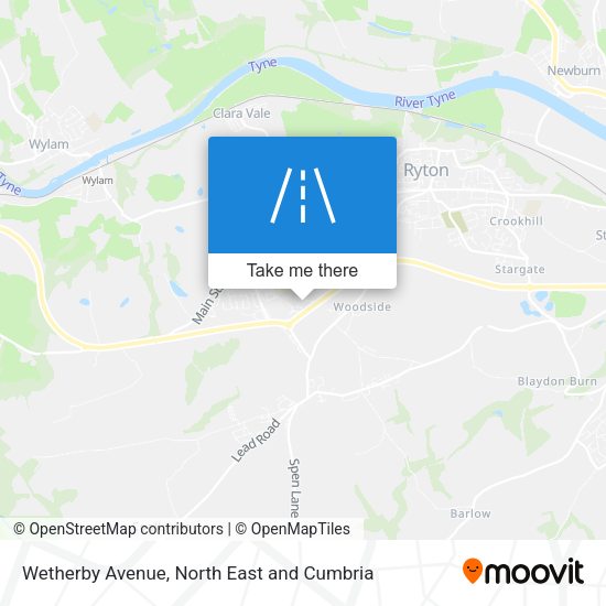 Wetherby Avenue map