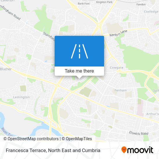 Francesca Terrace map