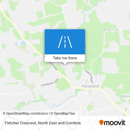 Fletcher Crescent map