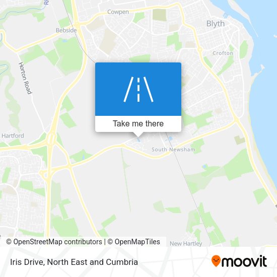 Iris Drive map