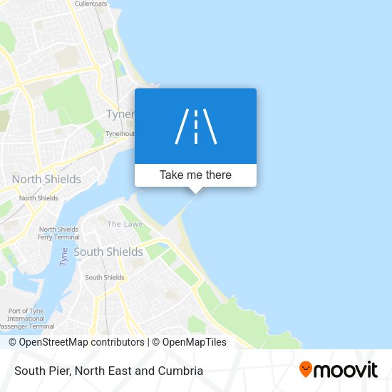 South Pier map