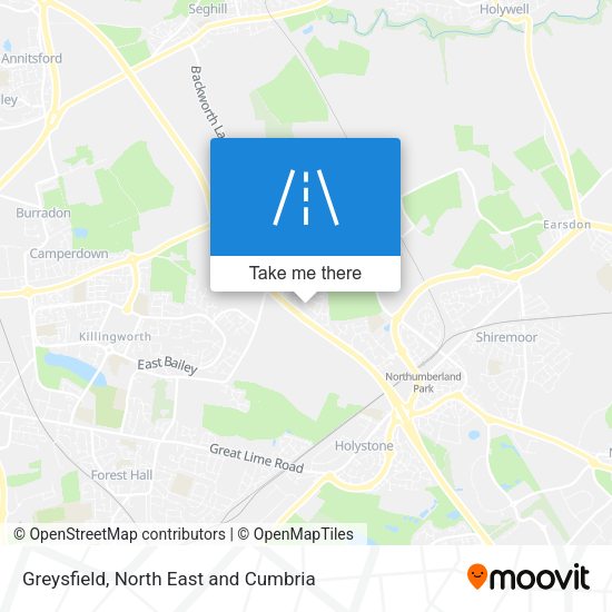Greysfield map