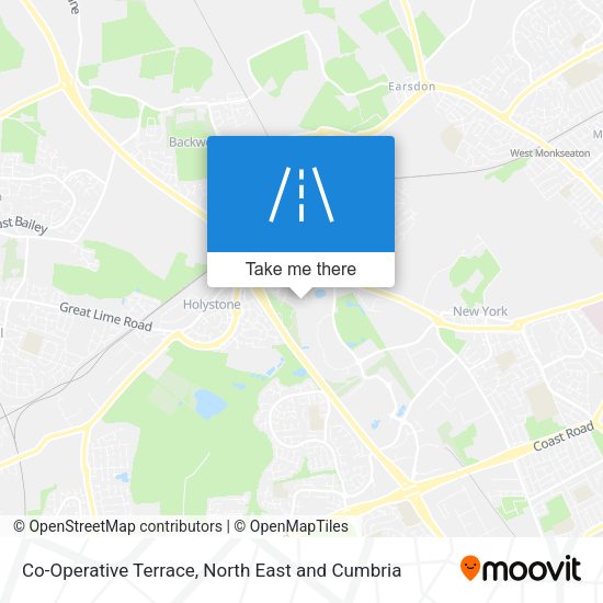 Co-Operative Terrace map
