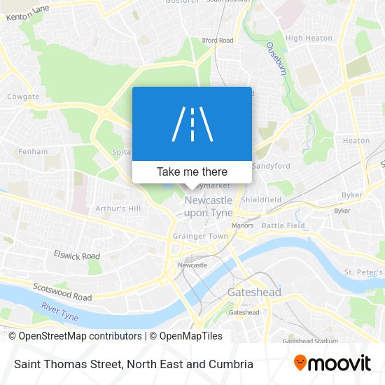 Saint Thomas Street map