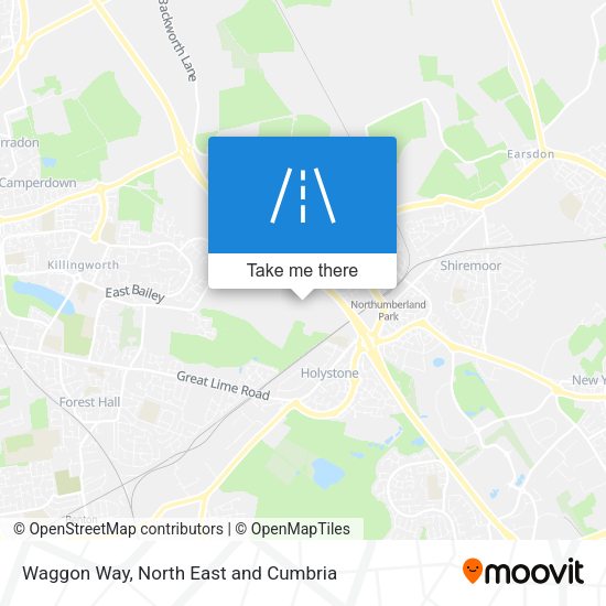 Waggon Way map
