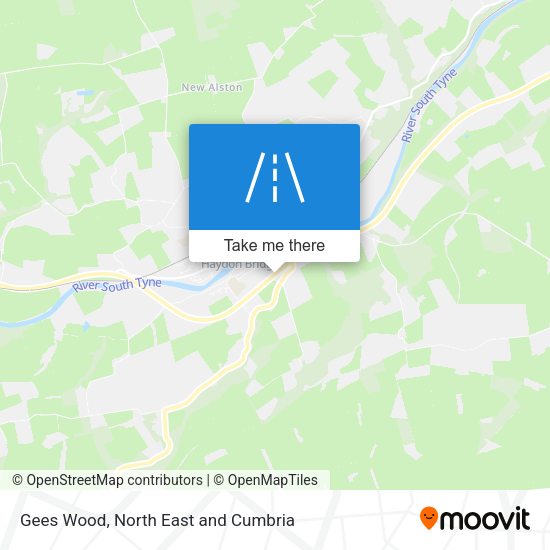 Gees Wood map