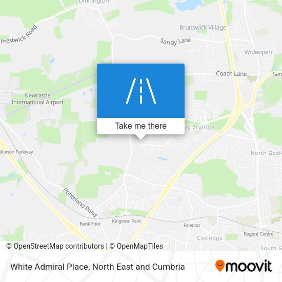 White Admiral Place map