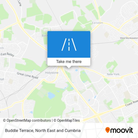 Buddle Terrace map