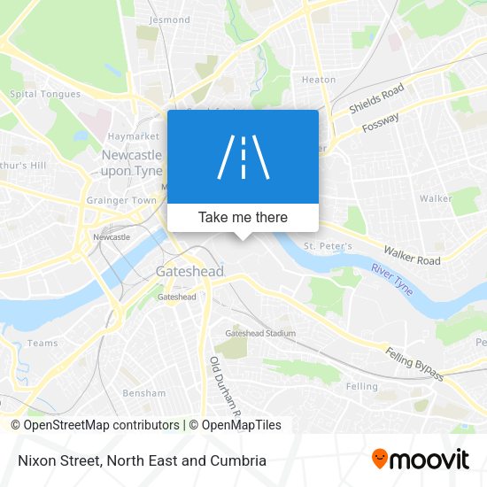 Nixon Street map