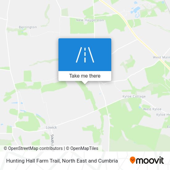 Hunting Hall Farm Trail map