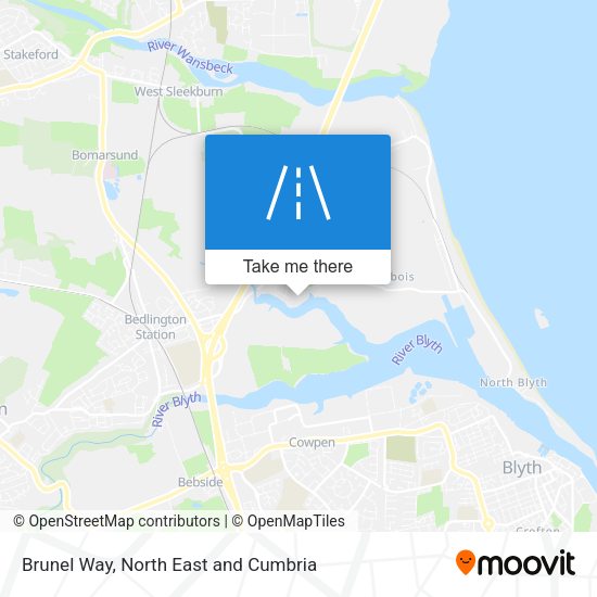 Brunel Way map