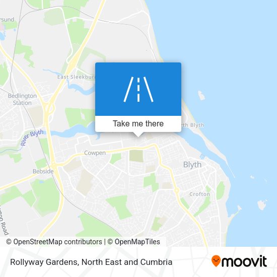 Rollyway Gardens map