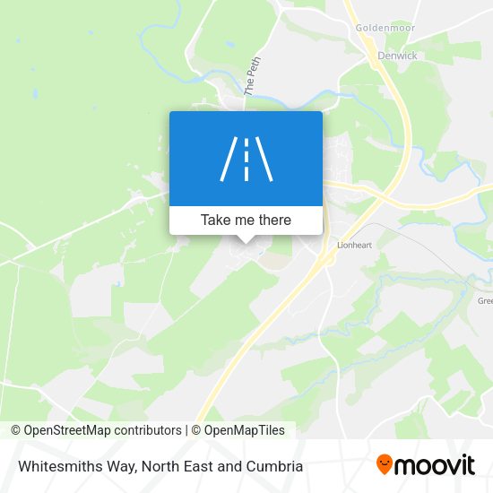 Whitesmiths Way map
