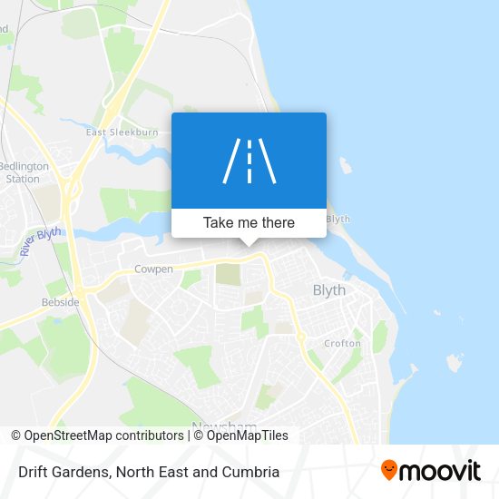 Drift Gardens map