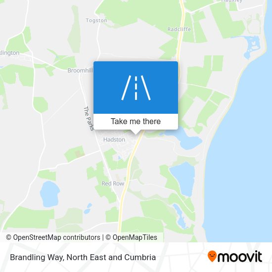 Brandling Way map