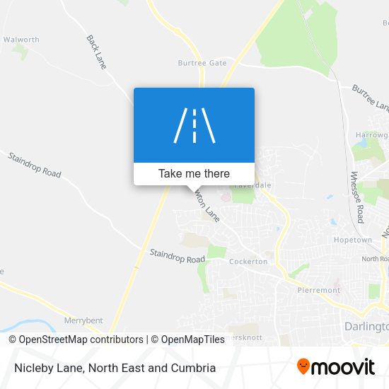 Nicleby Lane map