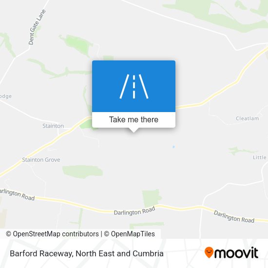 Barford Raceway map